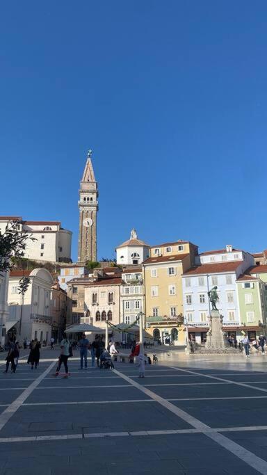 Tartini - Private Roof Terrace - Self Check-In Apartment Piran Bagian luar foto